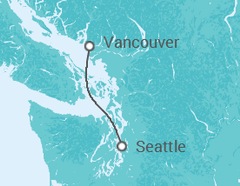 Itinéraire -  États-Unis - Holland America Line