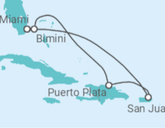 Itinéraire -  Porto Rico - Virgin Voyages