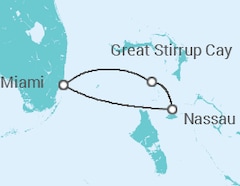 Itinéraire -  Bahamas - Norwegian Cruise Line