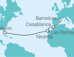 Itinéraire -  Maroc, Espagne - Virgin Voyages