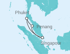 Itinéraire -  Malaisie, Thailande - Royal Caribbean