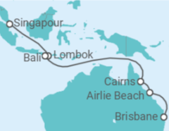 Itinéraire -  Indonésie et Australie - Carnival