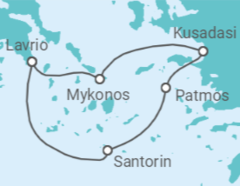 Itinéraire -  Grèce, Turquie - Celestyal Cruises
