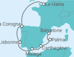 Itinéraire -  Iconos Ibéricos - Regent Seven Seas