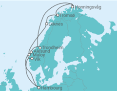 Itinéraire -  Norvège TI - Costa Croisières