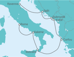 Itinéraire -  Croatie, Monténégro, Grèce, Italie - Norwegian Cruise Line