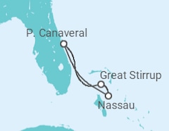 Itinéraire -  Bahamas - Norwegian Cruise Line