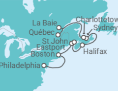 Itinéraire -  États-Unis, Canada - Norwegian Cruise Line