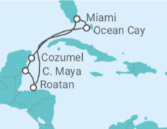 Itinéraire -  Honduras, Mexique - MSC Croisières
