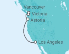 Itinéraire -  Alaska - Princess Cruises
