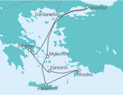 Itinéraire -  Trésors de l'Antiquité TI - Costa Croisières