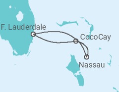 Itinéraire -  Bahamas - Royal Caribbean