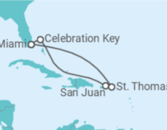 Itinéraire -  Iles Vierges Américaines, Porto Rico - Carnival