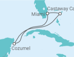 Itinéraire -  Mexique - Disney Cruise Line