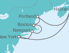 Itinéraire -  États-Unis, Canada - Princess Cruises