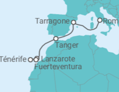 Itinéraire -  Iles Canaries et Madère TI - MSC Cruceros