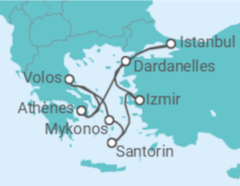 Itinéraire -  Turquie, Grèce - Costa Cruceros