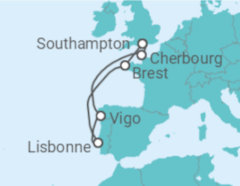 Itinéraire -  Portugal, Espagne, France - MSC Croisières