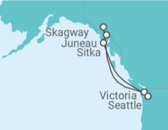 Itinéraire -  Alaska - Royal Caribbean