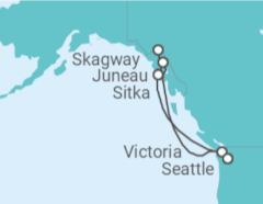Itinéraire -  Alaska - Royal Caribbean