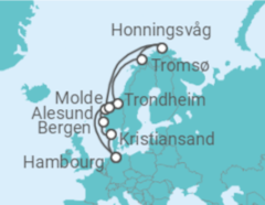 Itinéraire -  Norvège - Boissons incluses - MSC Croisières