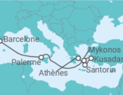Itinéraire -  Italie, Grèce, Turquie - Royal Caribbean