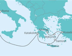 Itinéraire -  Grèce, Turquie - Royal Caribbean