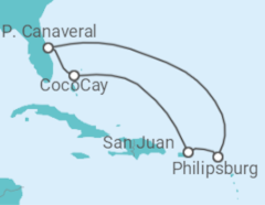 Itinéraire -  Iles Vierges Américaines, Saint Martin - Royal Caribbean