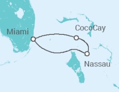 Itinéraire -  Bahamas - Royal Caribbean