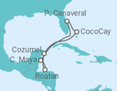 Itinéraire -  Mexique, Honduras - Royal Caribbean