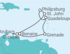 Itinéraire -  Trésors Exotiques - CFC Compagnie Française de Croisières