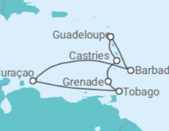Itinéraire -  Evasion Tropicale - CFC Compagnie Française de Croisières