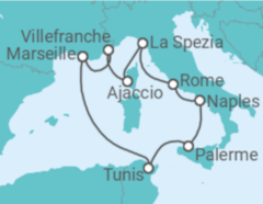 Itinéraire -  Héritage des Empires - CFC Compagnie Française de Croisières