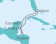 Itinéraire -  Honduras, Mexique - Royal Caribbean