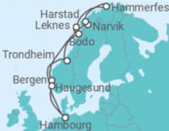 Itinéraire -  Norvège - Boissons incluses - Costa Croisières