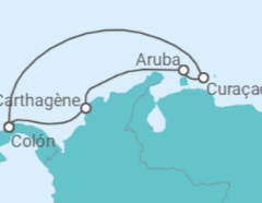 Itinéraire -  Colombie, Aruba, Curaçao - Royal Caribbean