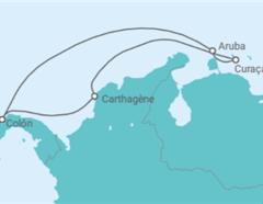 Itinéraire -  Colombie, Curaçao, Aruba - Royal Caribbean