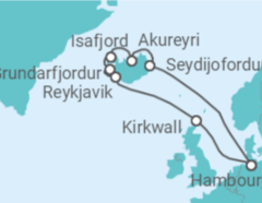 Itinéraire -  Islande, Royaume-Uni - Costa Croisières