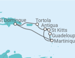 Itinéraire -  Horizons Tropicaux - Boissons incluses - Costa Croisières