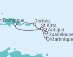 Itinéraire -  Horizons Tropicaux - Boissons incluses - Costa Croisières