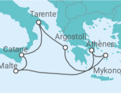 Itinéraire -  Malte, Italie, Grèce - Costa Croisières
