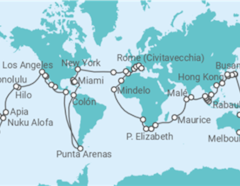 Itinéraire -  Tour du Monde - Costa Croisières