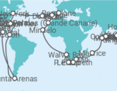 Itinéraire -  Tour du Monde - Costa Croisières