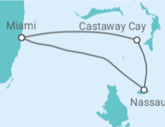 Itinéraire -  Bahamas - Disney Cruise Line