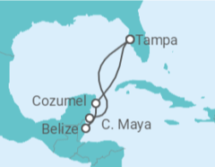 Itinéraire -  Mexique, Belize - Royal Caribbean
