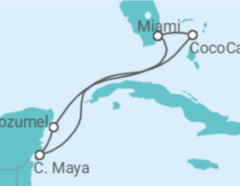 Itinéraire -  Mexique - Royal Caribbean
