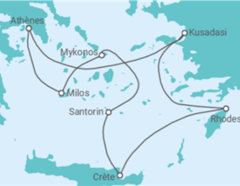 Itinéraire -  Grecia idílica  - Celestyal Cruises