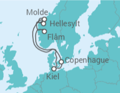 Itinéraire -  Norvège, Allemagne - MSC Croisières