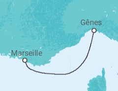 Itinéraire -  France - MSC Cruceros