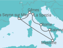 Itinéraire -  Italie - Costa Croisières